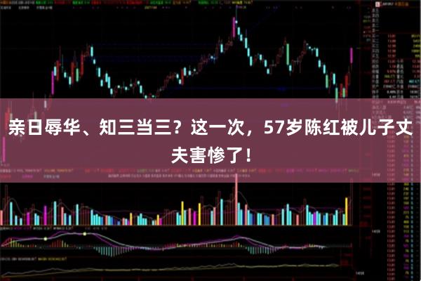 亲日辱华、知三当三？这一次，57岁陈红被儿子丈夫害惨了！